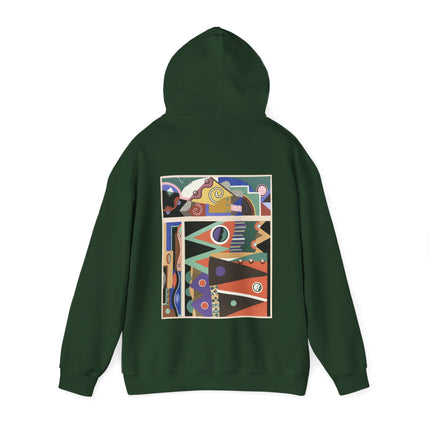 Collection decors et couleurs Pl.03 by Georges Valmier Heavy Blend™ Hooded Sweatshirt