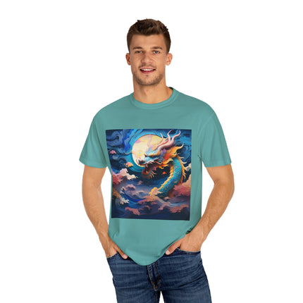 A Dragon's Ascent Unisex Garment-Dyed T-shirt