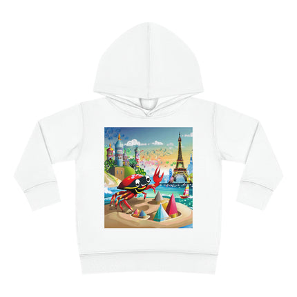 Crab Architect Toddler Pullover Fleece Hoodie