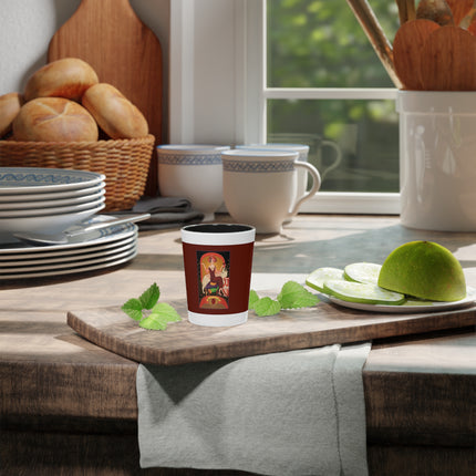 January & Garnet (from the Gem Series) by Sofia Chiostri Ceramic Shot Glass