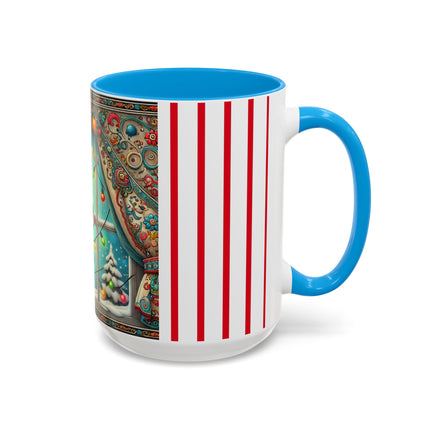 Mischief in Tinselland Colorful Mugs (11oz, 15oz)