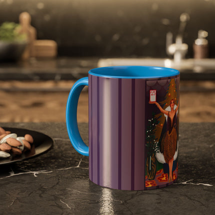 Countdown to Christmas Elegance Colorful Mugs (11oz, 15oz)