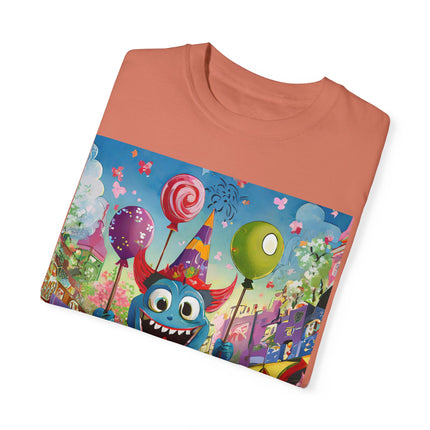 Monster Parade Madness Unisex Garment-Dyed T-shirt