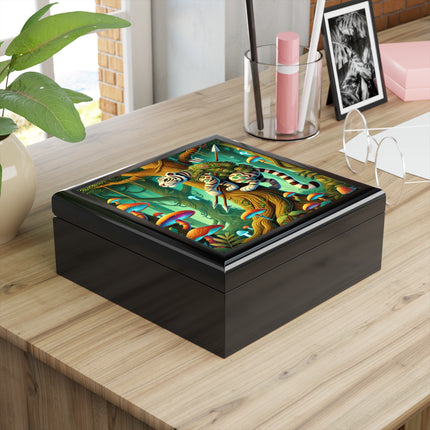 Silent Stripes Tiger Treasure Chest