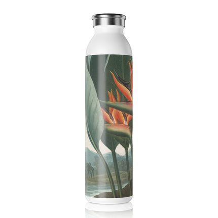 Bird of Paradise by Robert John Thornton Slim Water Bottle