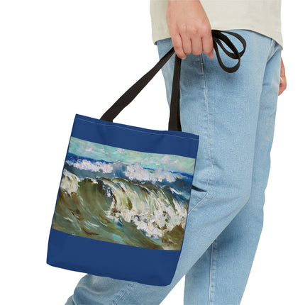 The Wave by Karl Hagemeister Tote Bag (AOP)
