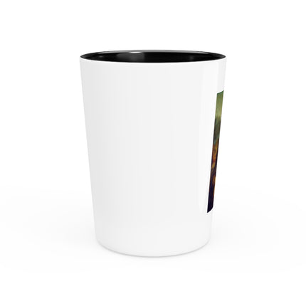 Mona Lisa by Leonardo da Vinci Ceramic Shot Glass