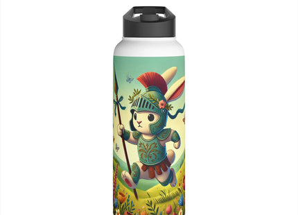 Rabbit Gladiator Stainless Steel Water Bottle, Standard Lid