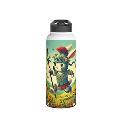 Rabbit Gladiator Stainless Steel Water Bottle, Standard Lid