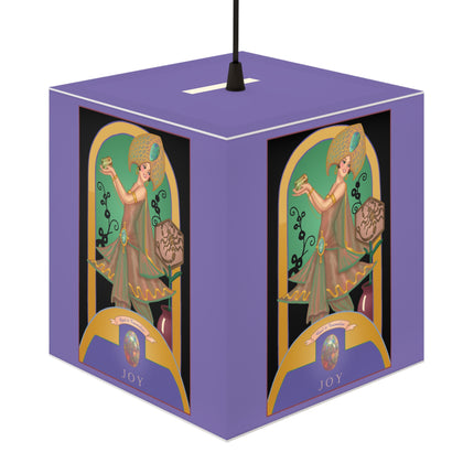October & Opal, Tourmaline Zodiac Light Cube Lamp
