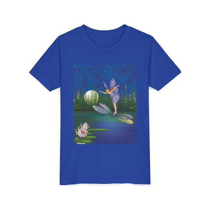 Fairy on a Dragonfly by Ida Rentoul Outhwaite Youth Short Sleeve Tee