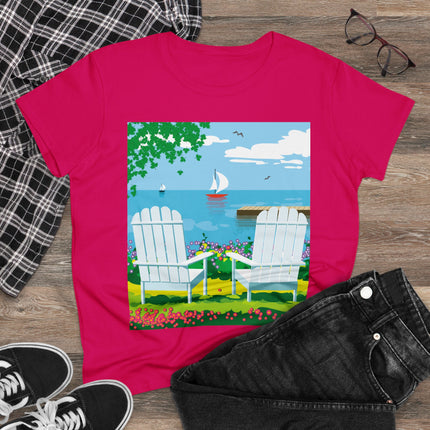 Tranquil Retreat Women's Midweight Cotton Tee