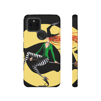 A Witch’s Moonlit Flight Phone Cases