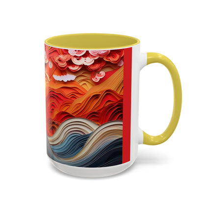 Vibrant Sunrise Sky Colorful Mugs (11oz, 15oz)