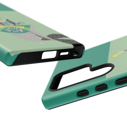Peacock Dancer Phone Case – Opulent Glamour & Theatrical Elegance