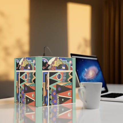 Collection decors et couleurs Pl.03 by Georges Valmiers Light Cube Lamp