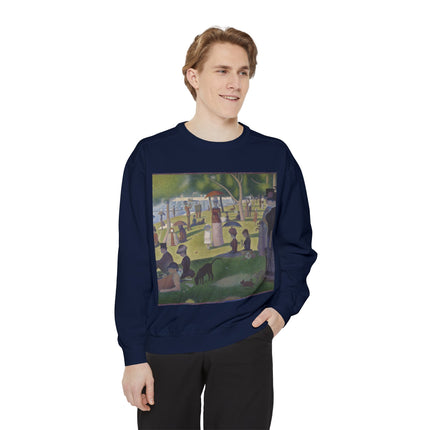A Sunday on La Grande Jatte by Georges Seurat Unisex Garment-Dyed Sweatshirt