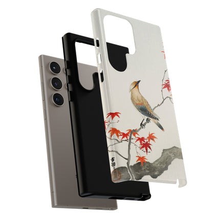 Japanese Bird on Maple by Ohara Koson Phone Cases