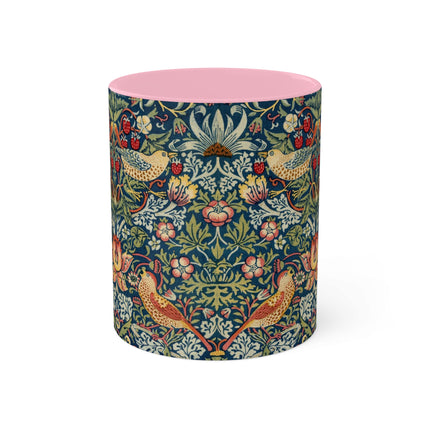 Strawberry Thief by William Morris Colorful Mugs, 11oz