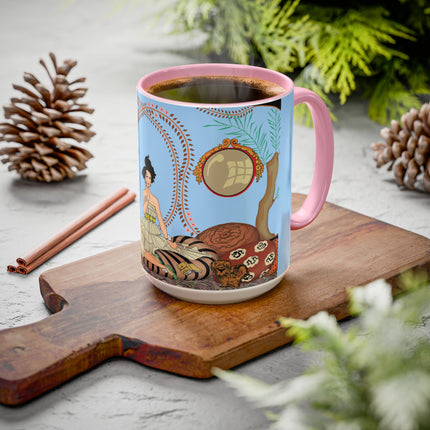 Minuit … ou l’appartement à la mode by George Barbier Colorful Mugs (11oz, 15oz)