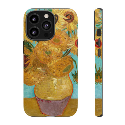 Vase with Twelve Sunflowers by Vincent Van Gogh Phone Cases