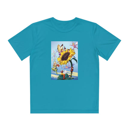 Sunflower Fairies by Margaret Tarrant Youth Competitor Tee – Golden Garden Magic & Storybook Wonder