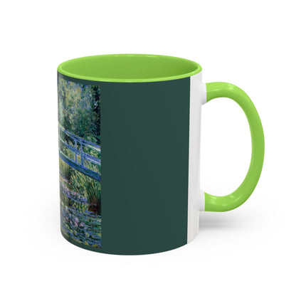 Water Lilies and Japanese Bridge by Claude Monet Colorful Mugs (11oz, 15oz)