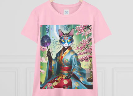 Cyberpunk Geisha Cotton Tee