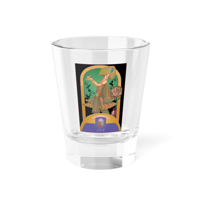 October & Opal, Tourmaline (from the Gem Series) by Sofia Chiostri Shot Glass, 1.5oz
