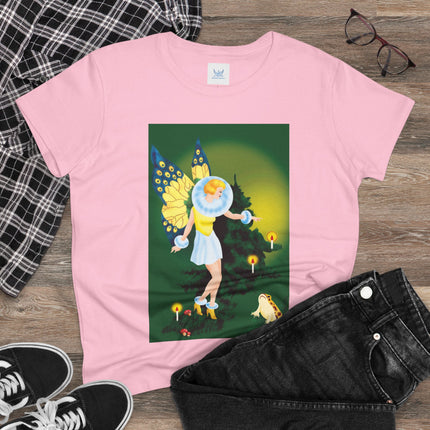 The Enchanted Encounter Women's Midweight Cotton Tee