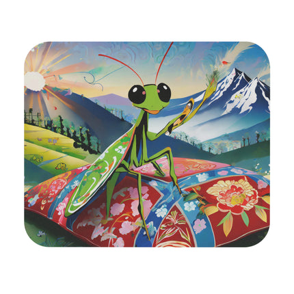 The Joyful Mantis Mouse Pad, Rectangle