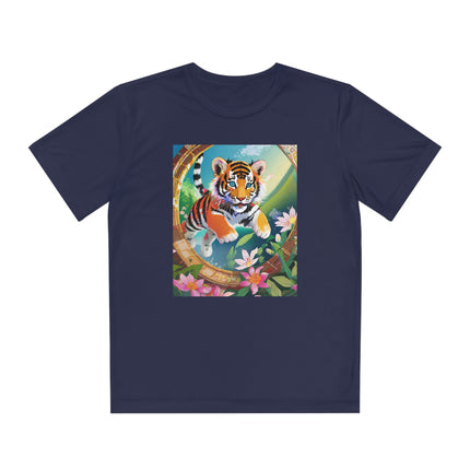Majestic Tiger Cub Youth Competitor Tee – Courage, Adventure & Fiery Spirit
