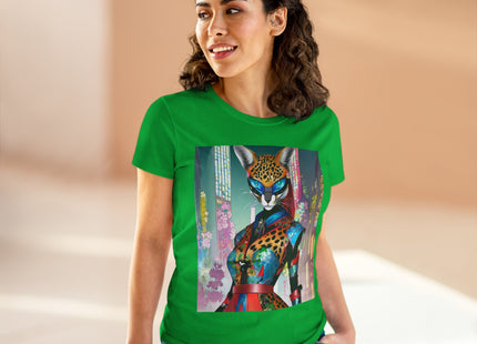 Cyber Cat Glamour Cotton Tee