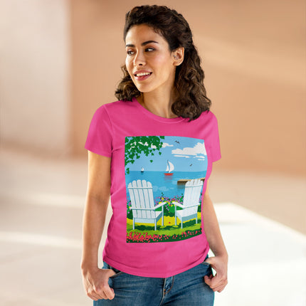 Tranquil Retreat Women's Midweight Cotton Tee