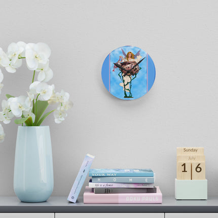 Enchanting Serenity Acrylic Wall Clock