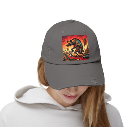 The Cunning Scavenger Unisex Distressed Cap