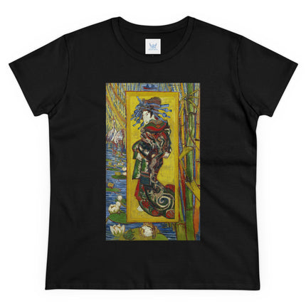 Courtesan (after Eisen) by Vincent van Gogh Women's Midweight Cotton Tee
