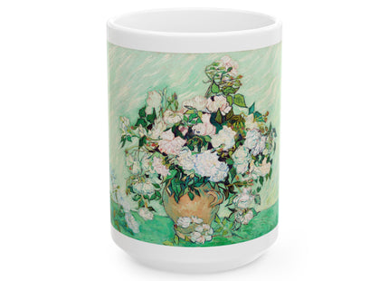 Roses by Vincent Van Gogh Ceramic Mug (11oz, 15oz)
