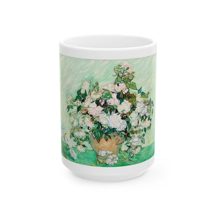 Roses by Vincent Van Gogh Ceramic Mug (11oz, 15oz)