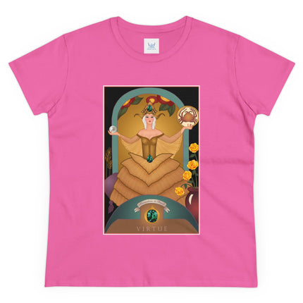 June & Pearl, Alexandrite (from the Gem Series) by Sofia Chiostri Women's Midweight Cotton Tee
