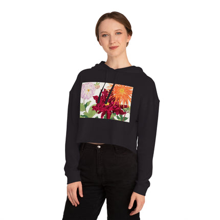 Dahlia by Tanigami Kônan Women’s Cropped Hooded Sweatshirt