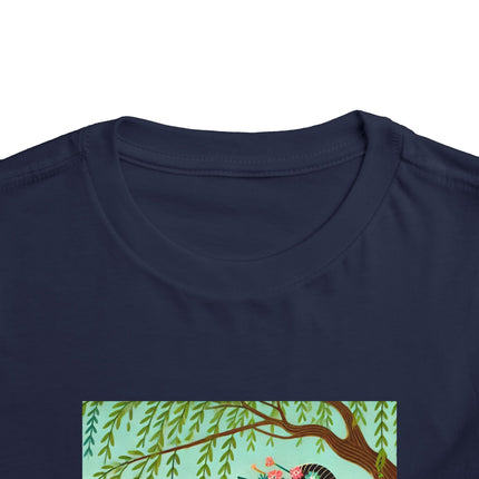 Sparrow Dance Geisha Fairy Toddler Short Sleeve Tee