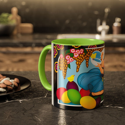 Blooms and Chicks Colorful Mugs (11oz, 15oz)
