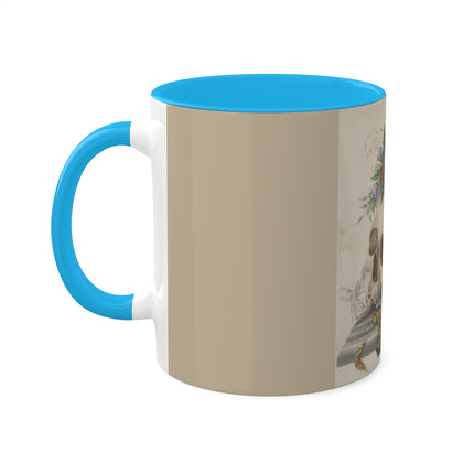 Vanitas Still Life by Herman Henstenburgh Colorful Mugs, 11oz