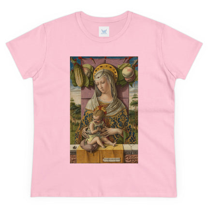 Madonna and Child by Carlo Crivelli Women's Midweight Cotton Tee
