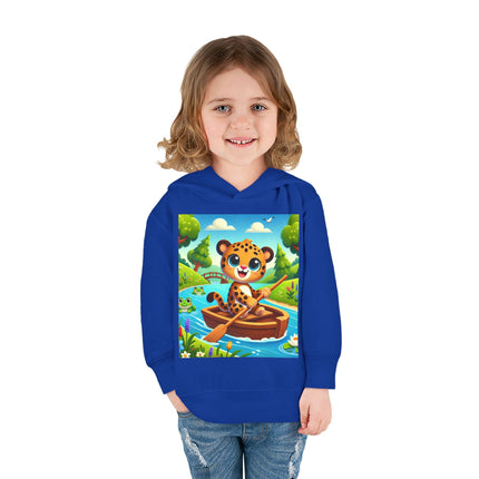 Little Explorer on the River Toddler Pullover Fleece Hoodie