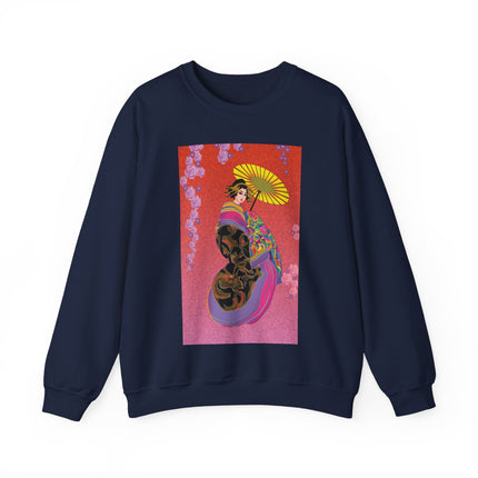 Enchanting Geisha Heavy Blend™ Crewneck Sweatshirt