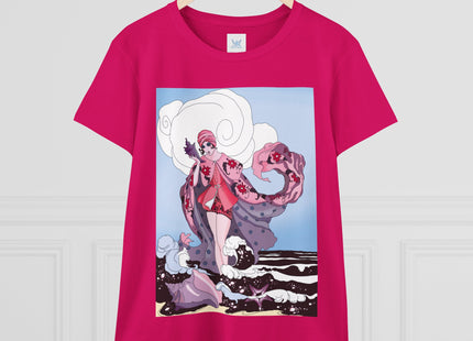 Goddess of the Swirling Sea Midweight Cotton Tee