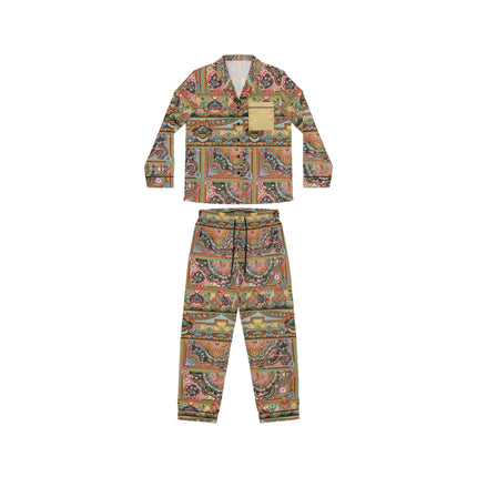 L'Ornement Polychrome by Albert Racine Women's Satin Pajamas (AOP)