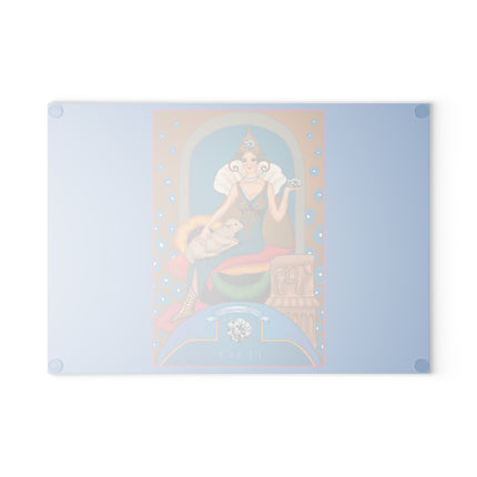 April & Diamond Zodiac Glass Cutting Board